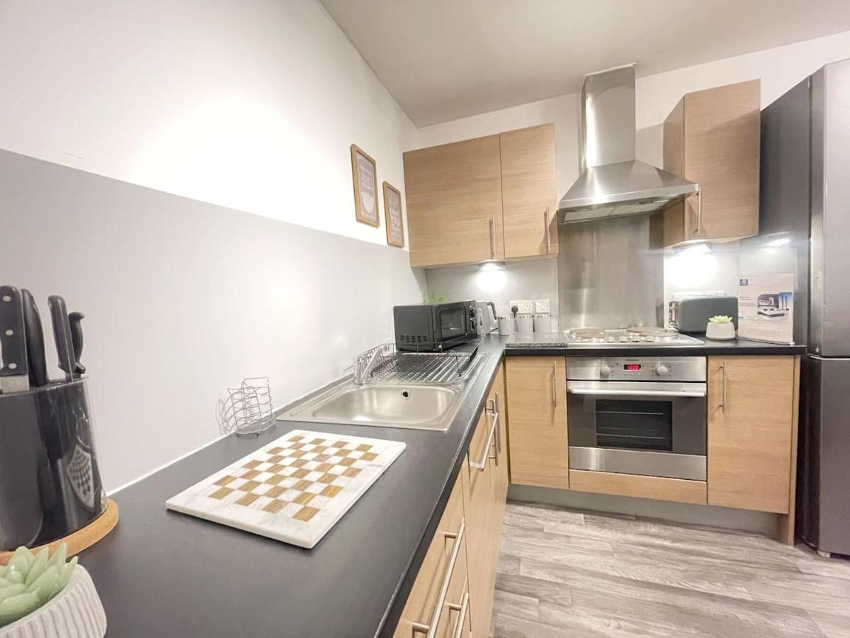 Cityfront Cosy Apt Near City Centre & Etihad Stadium, Free Parking Mánchester Exterior foto